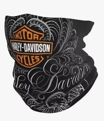 Cache-cou bandana Harley pour moto, imprimé Harley Racing, écharpe multi-usage, cagoule unisexe adul