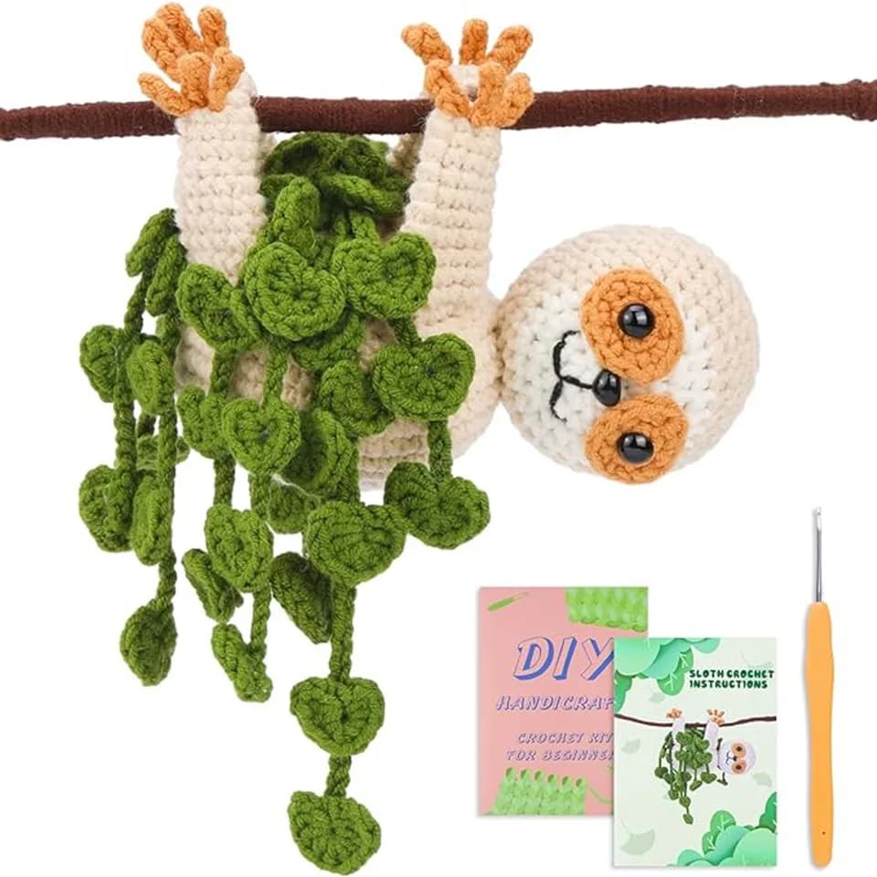 Kit d'emballage de matériel au Crochet pour débutants avec tutoriel vidéo étape par étape et instruc