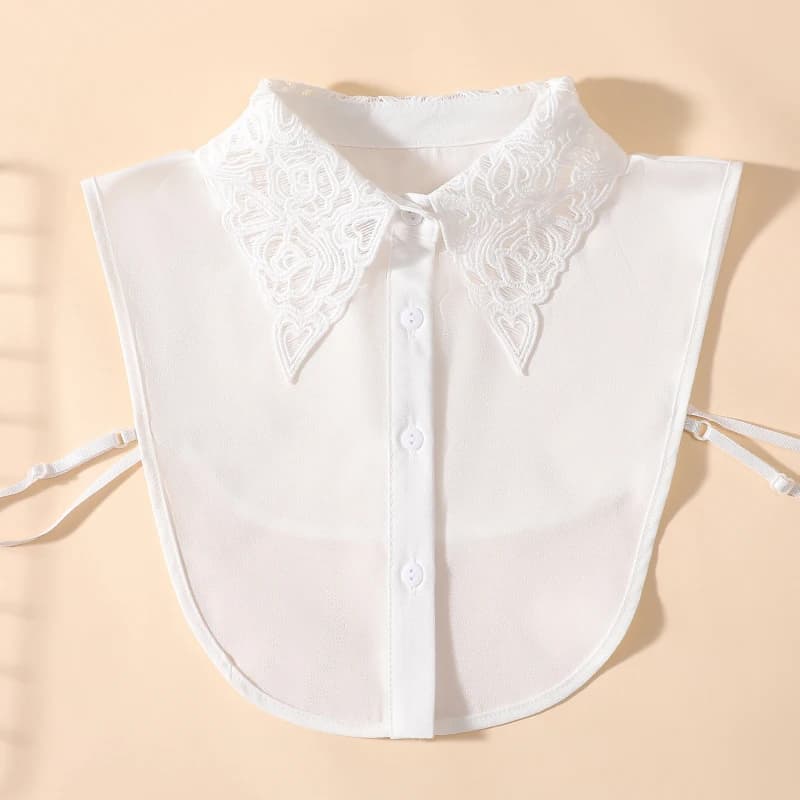 Collier brodé en forme de cœur de pêche pour femmes, décoration professionnelle polyvalente décontra