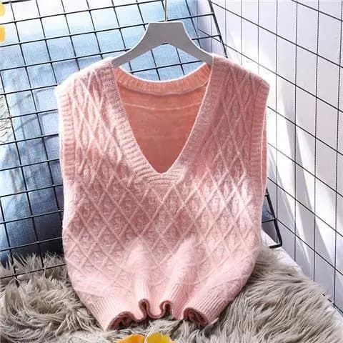 Gilet court pull rose dame chandails court col en v tricot gilets pour femmes vêtements légers pour 