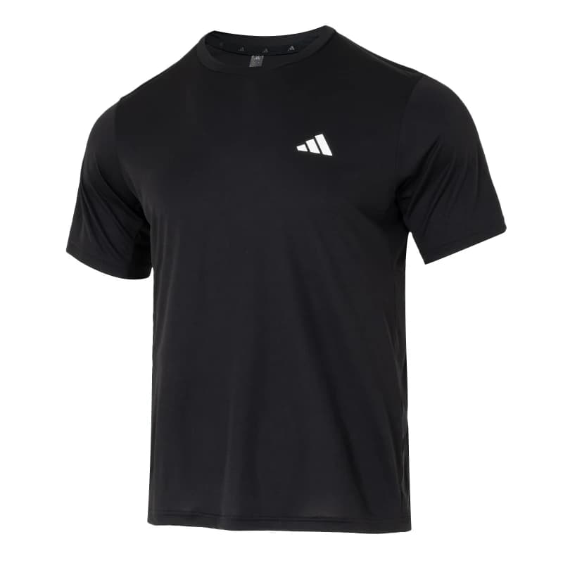 Adidas T-shirt de sport à manches courtes pour hommes, T-shirt à manches courtes confortable et resp