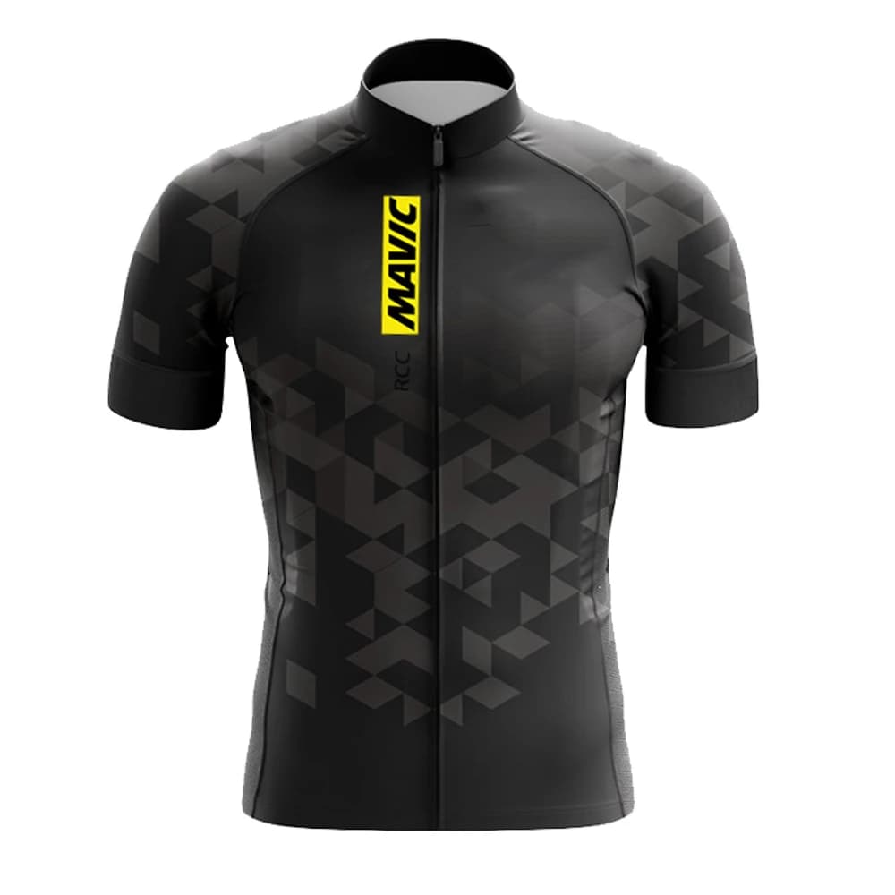 Maillot de cyclisme Rcc Mavic Black 2026 anti-boulochage, vêtements de vélo écologiques, tenue de cy