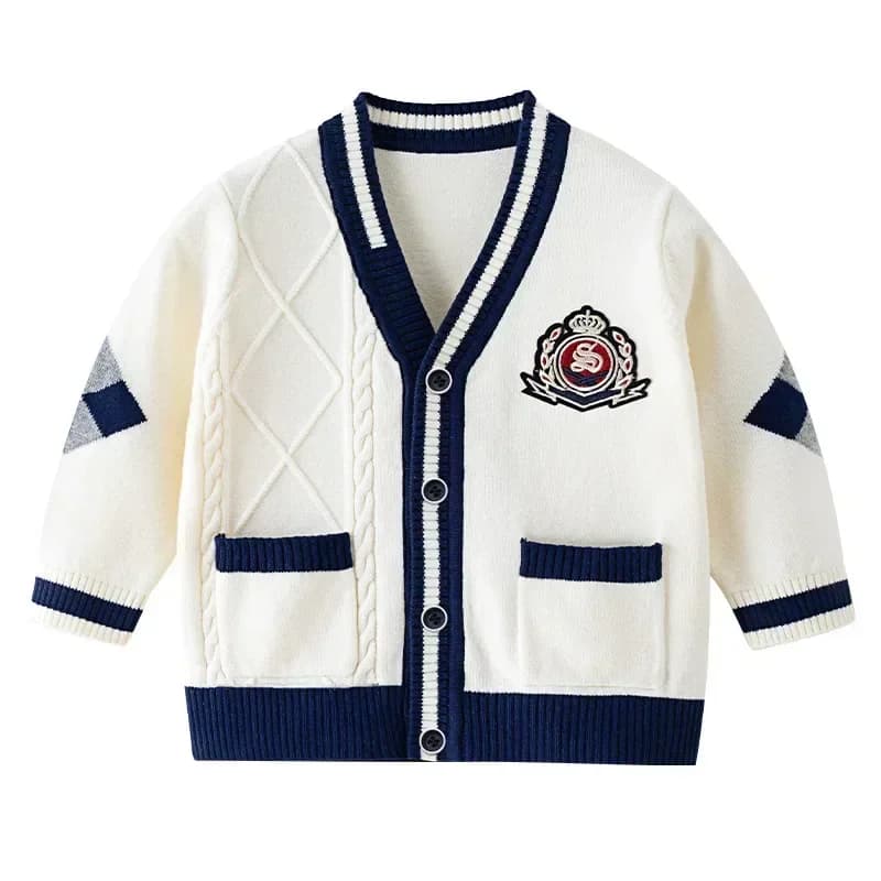 2025 bébé pull printemps hiver enfants Cardigan manteau printemps TopChildren tenues garçons fille c