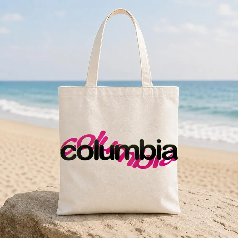 Sacs de rangement de la marque C-Colum-bia, sac en toile pour femmes, sac fourre-tout de grande capa