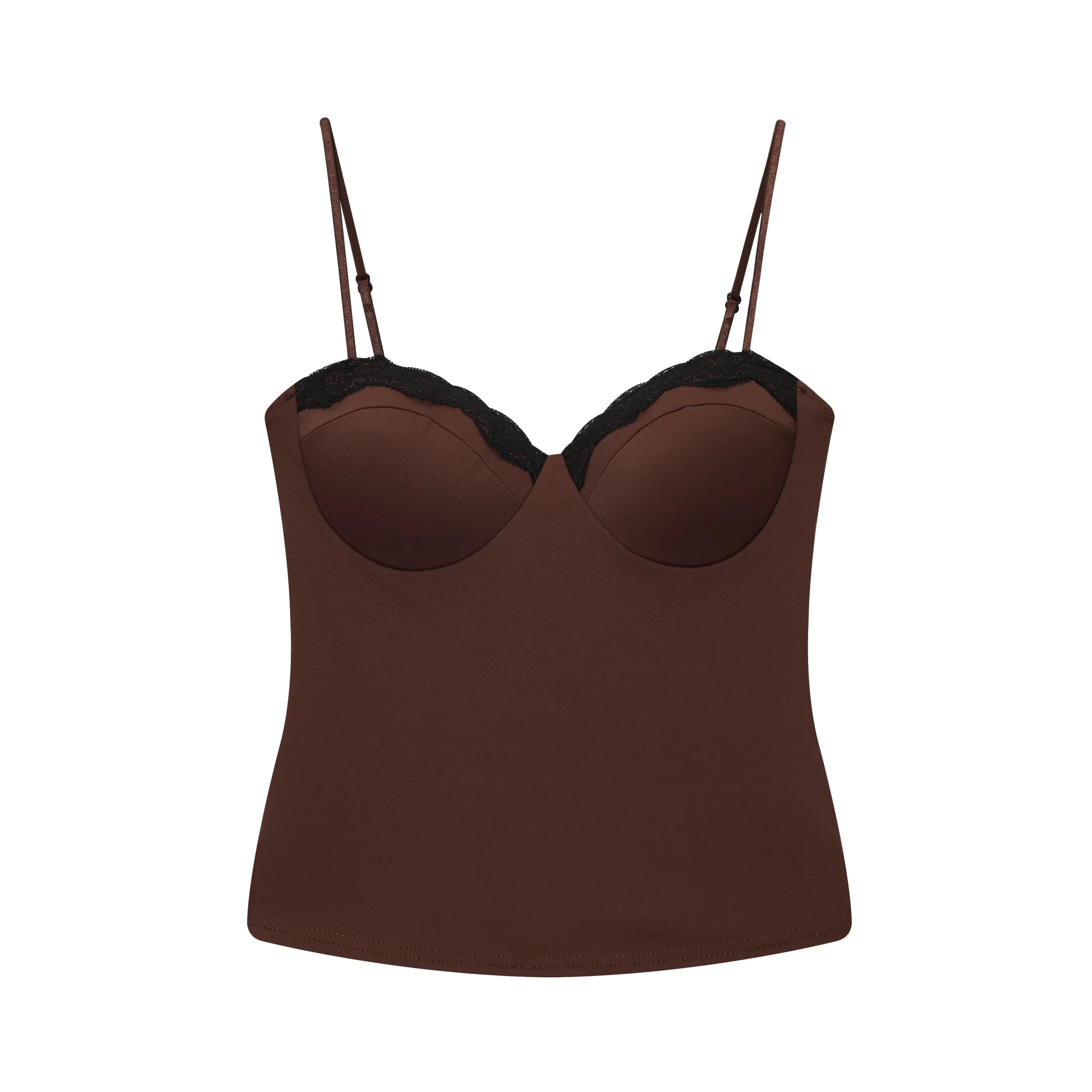 Licou élégant femme hauts avec couverture en dentelle pour femme Corset femme été débardeurs avec br
