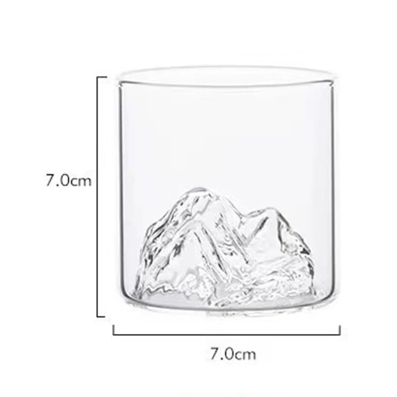 Verre de montagne tibétain de Style japonais, tasse Vintage, verre à whisky de luxe, verre Borosilic