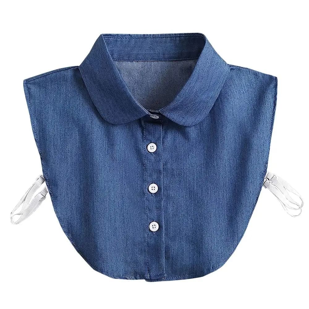 Nouveau revers faux col Vintage chemise détachable faux col pour femmes Blouse pull haut à revers cr