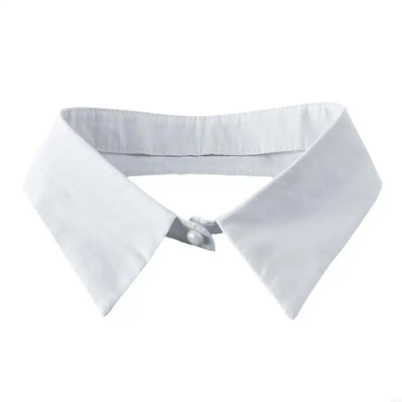 Col châle chemise douce châle pull assorti col chemise pour s'habiller