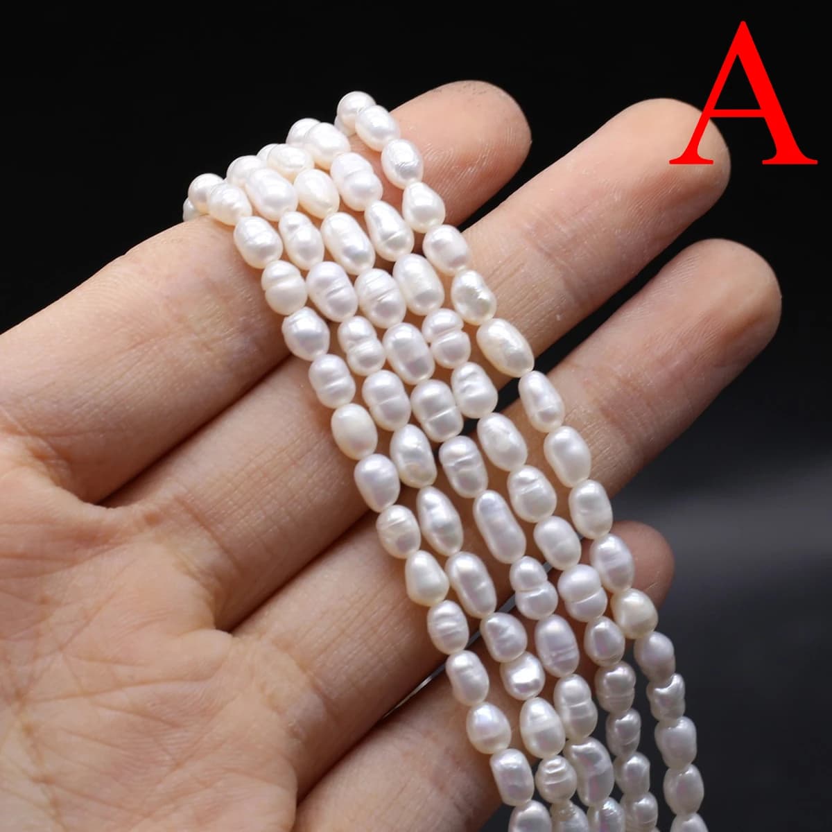 Perles d'Eau Douce Naturelles en Forme de Riz, Isolation, pour la Fabrication de Bijoux, Accessoires