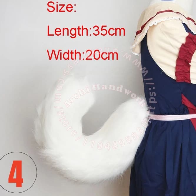 Archi Handwork – Queues en fourrure personnalisées, couleur et forme au choix, pour Fursuit, Fandom,