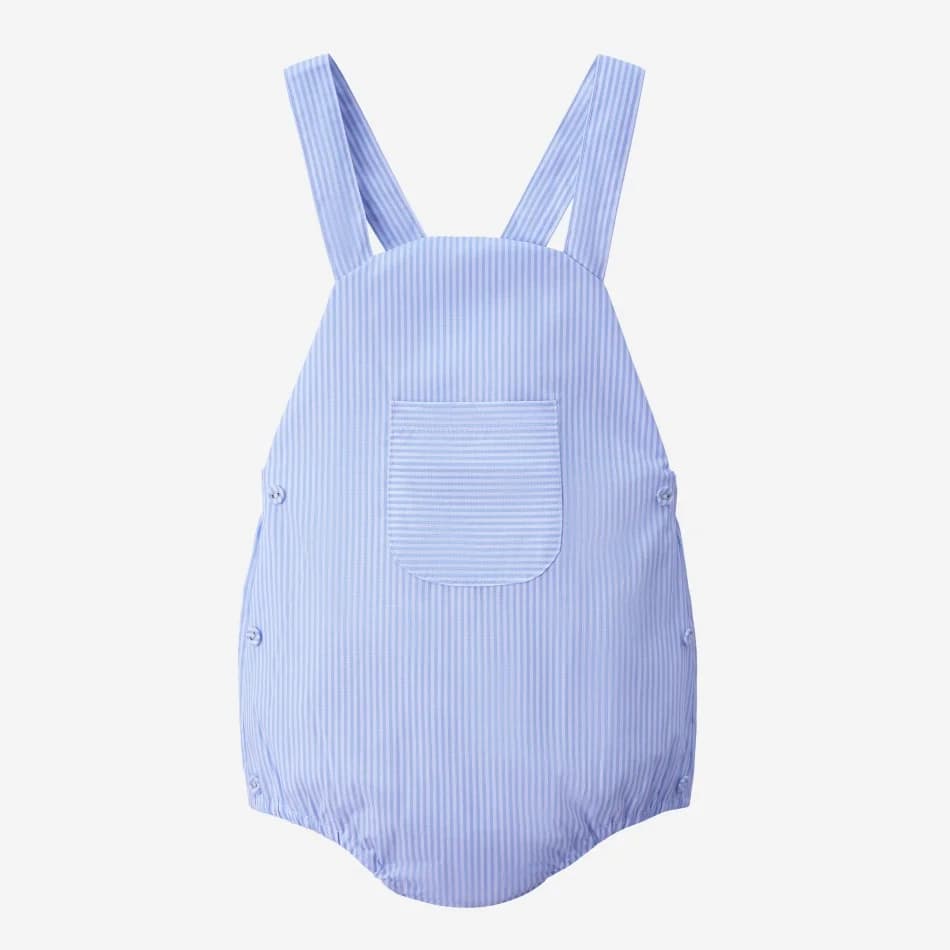 Nouvelle collection de vêtements assortis pour frères et sœurs, en coton 100%, à rayures bleues et r