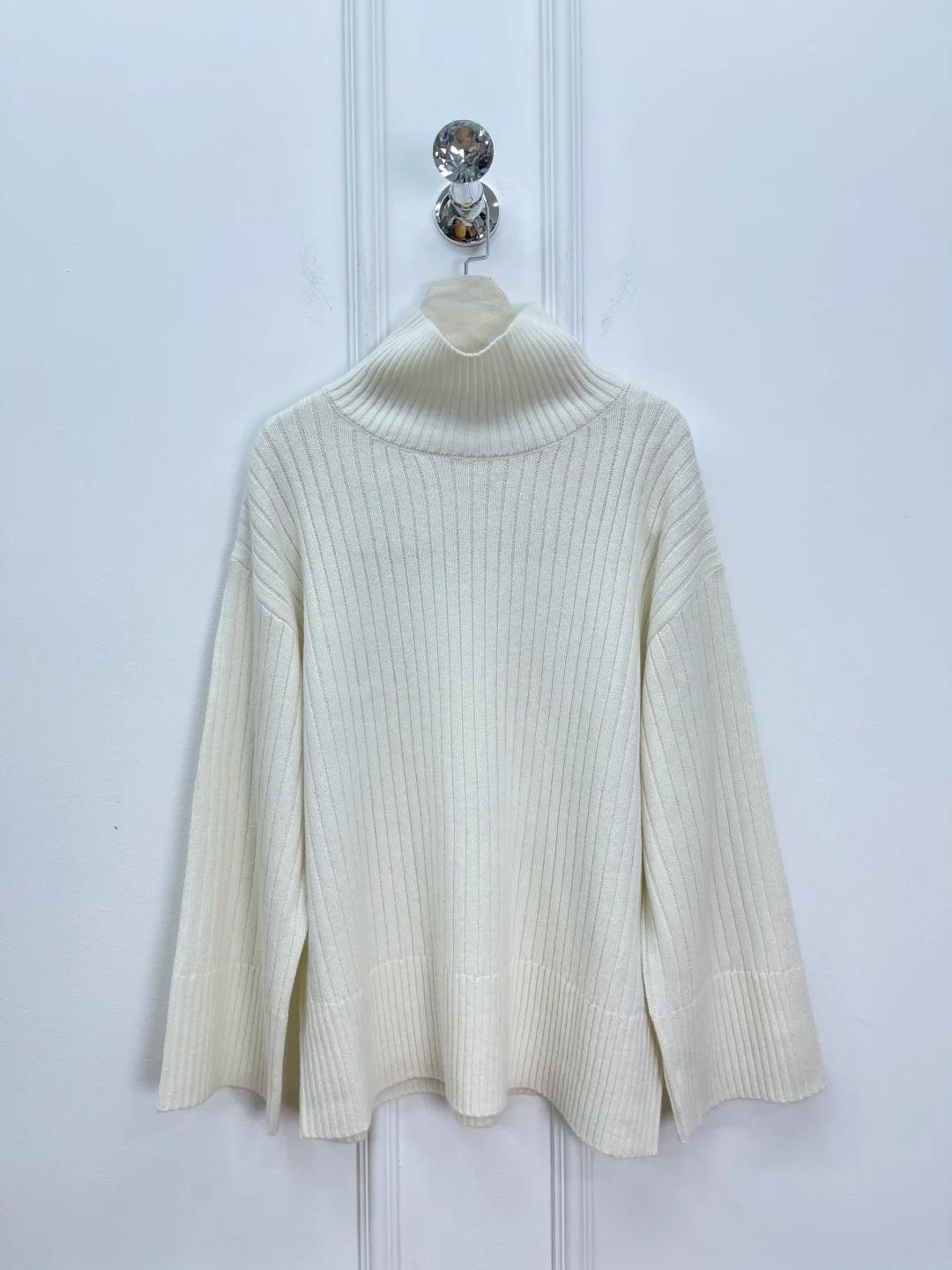 26 début du printemps femmes nouveau col haut à la mode tricoté base pull tricoté pull femmes vêteme