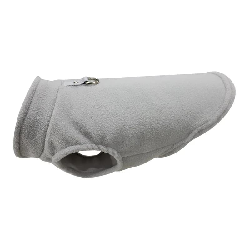 Vêtements chauds en polaire pour chiens, veste pour animaux de compagnie avec anneau en D, pour peti