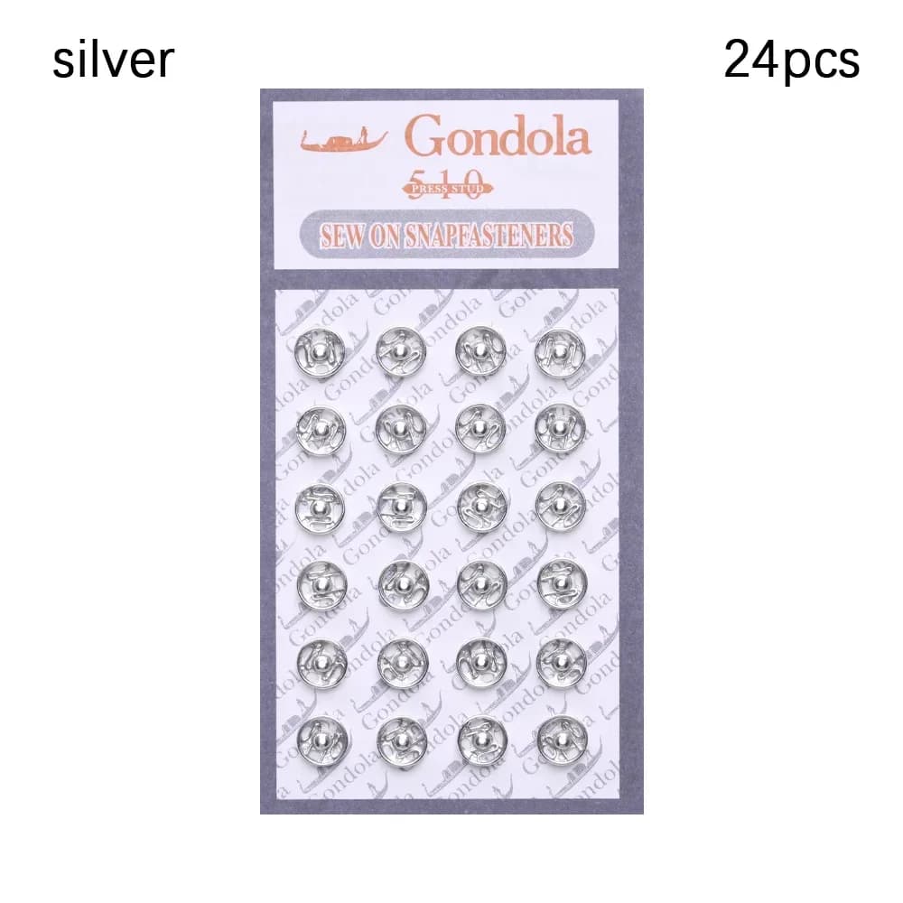 Mini bouton en métal invisible pour vêtements au beurre, accessoires de couture faits à la main, 1/6