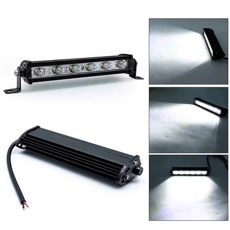 Travail LED, longue bande lumineuse pour véhicule tout-terrain, barre avant, toit, véhicule de const