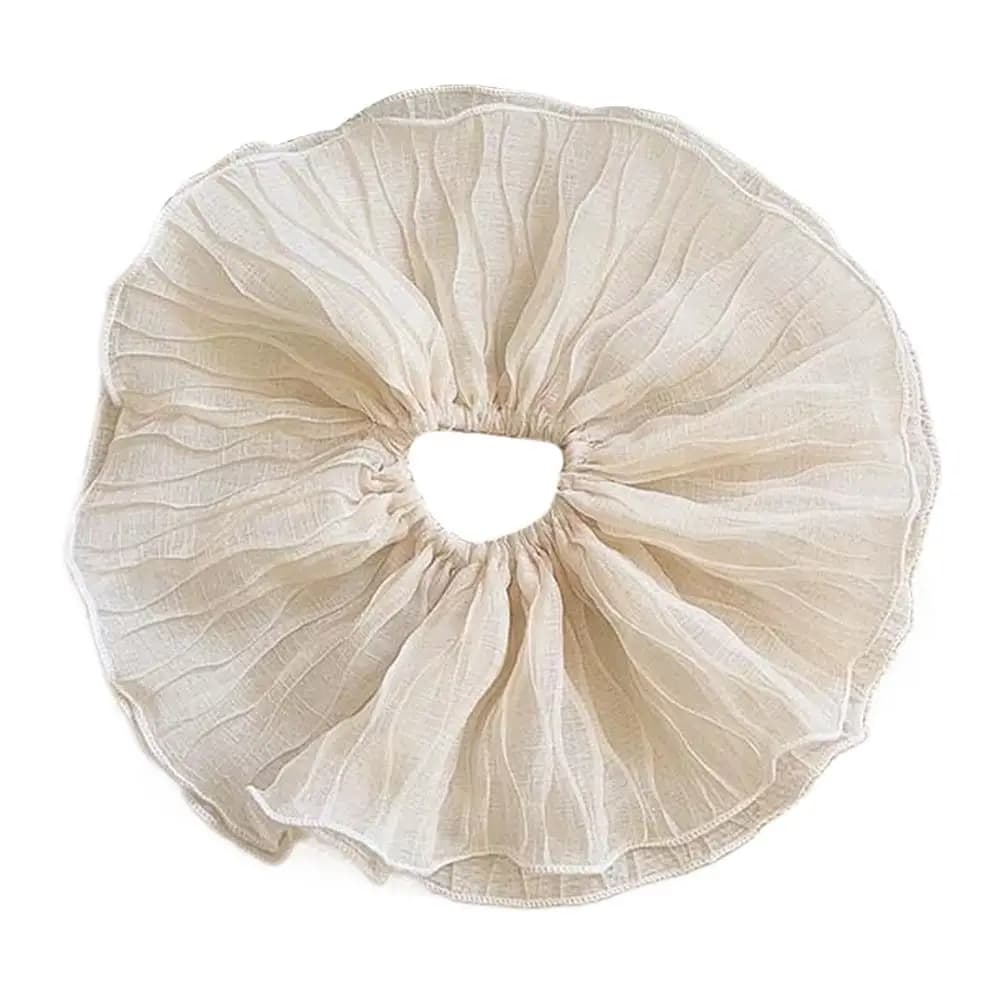 Pince à cheveux rétro surdimensionnée avec nœud, bandeau plissé Extra large avec un très extensible,