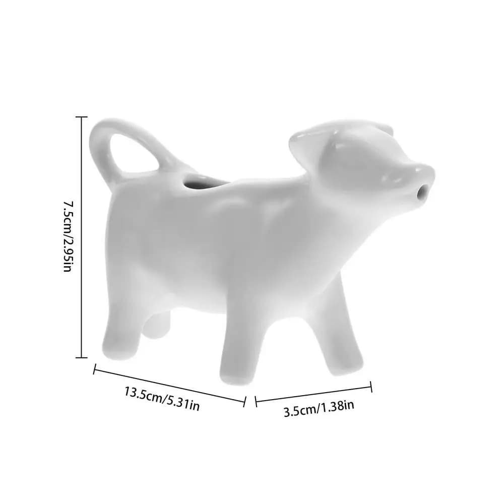 Pichet à lait en céramique, pichet en céramique, tasse à café de vache, distributeur de Sauce, verse