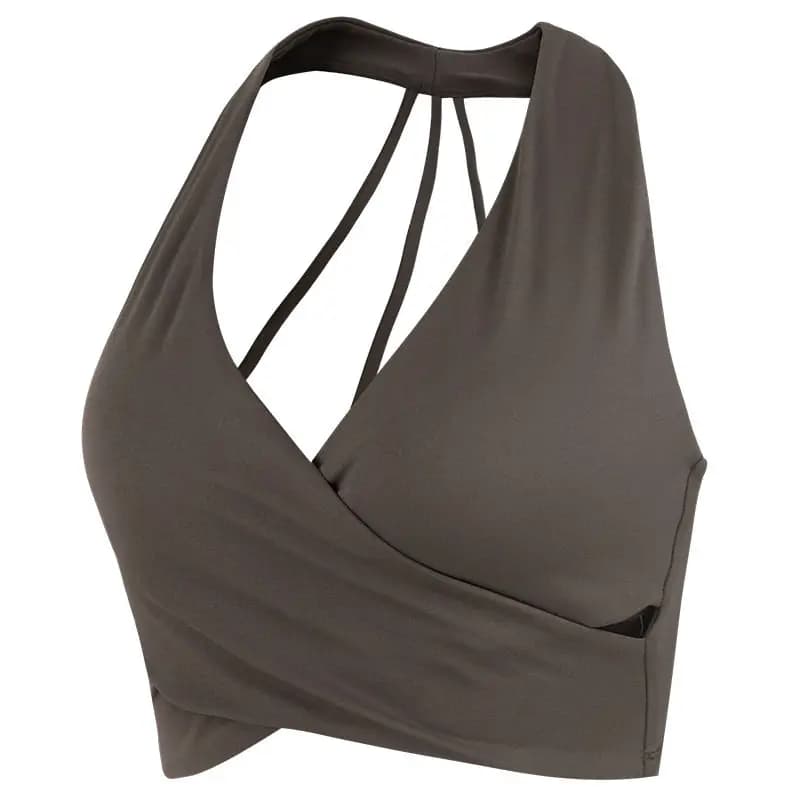 Débardeur de sport à séchage rapide pour femme, avec coussinet de poitrine, anti-choc, push-up, fin,