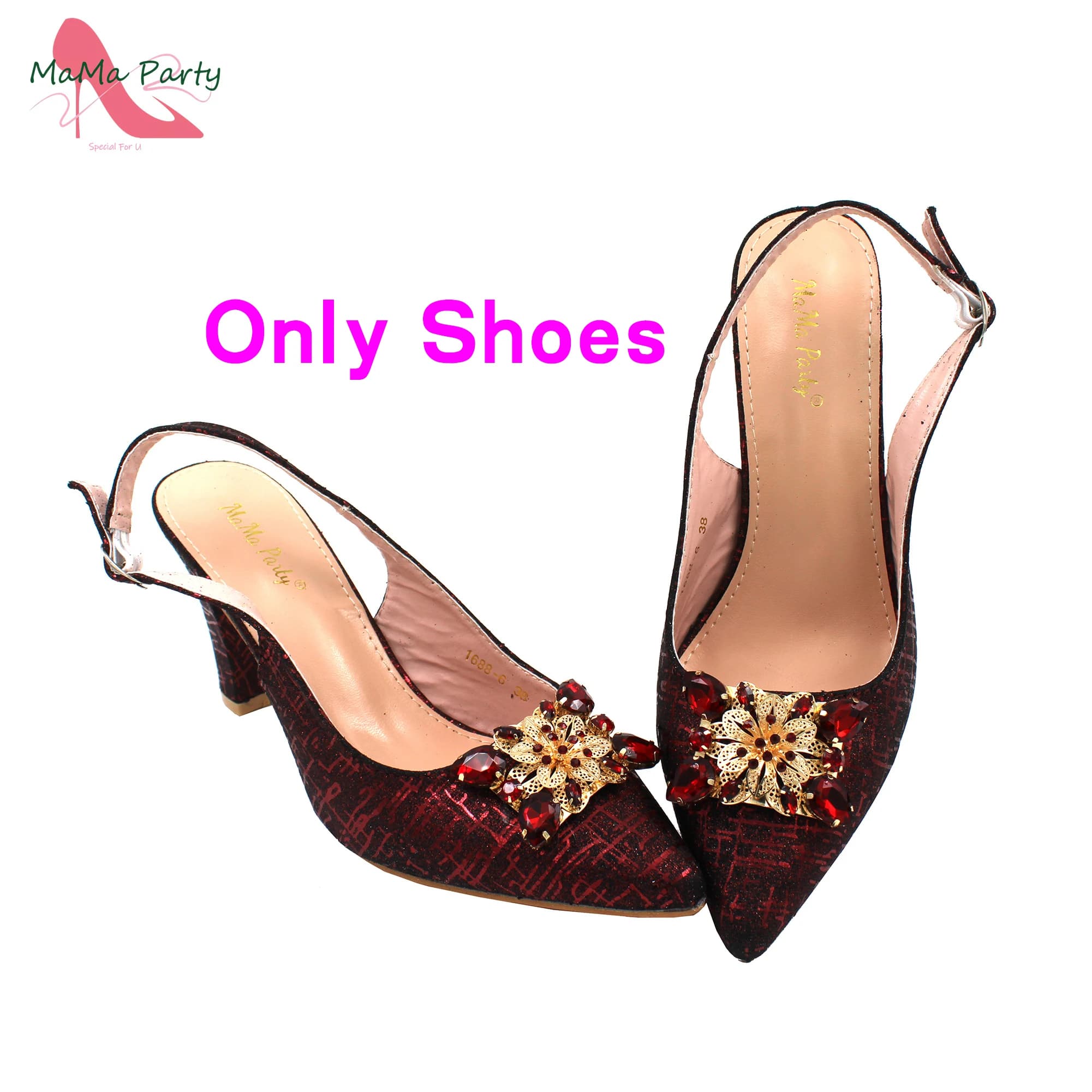 Ensemble chaussures et sac pour femmes africaines, couleur fuchsia, design classique italien, haute 
