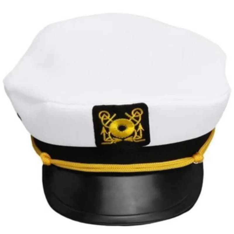 Chapeau de marin de la marine, costume de capitaine, chapeau de capitaine de yacht pour homme, chape