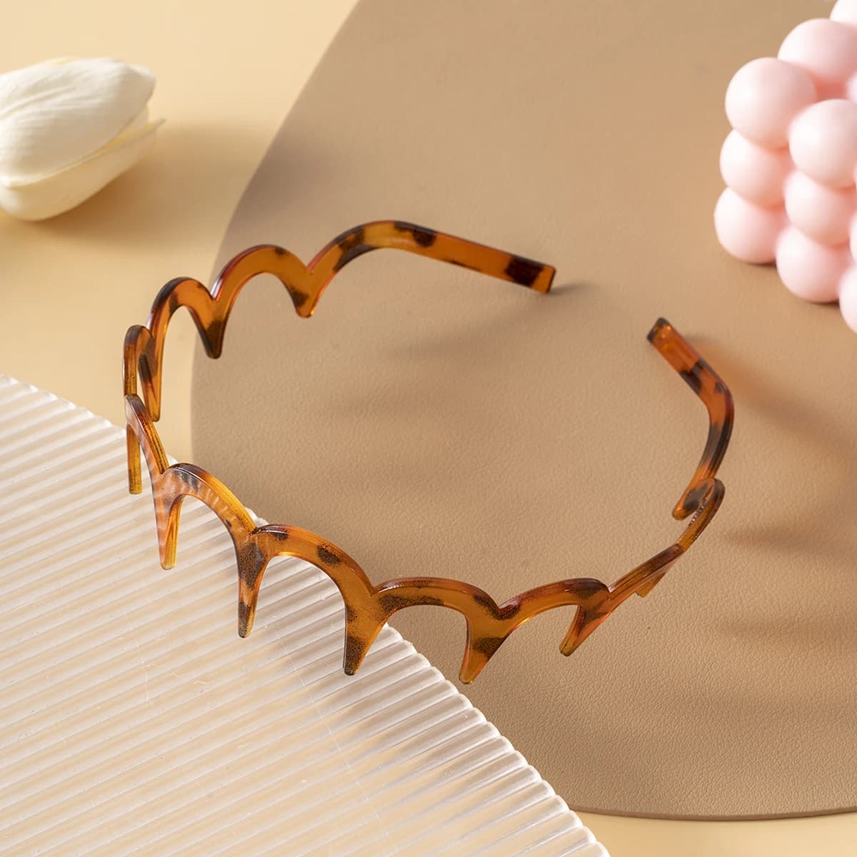 Peigne à cheveux coréen pour femmes, bandeau antidérapant en plastique en forme de U, cerceaux pour 