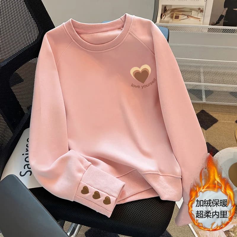 Sweat-shirt ample et décontracté pour femme, haut à bascule, nouvelle collection automne-hiver 2025
