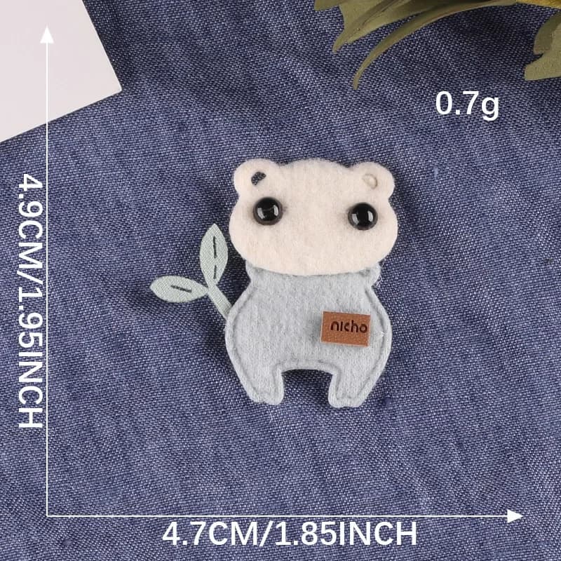 Dessin animé mignon petit Animal étoile à cinq branches pince sauvage accessoires vêtements accessoi