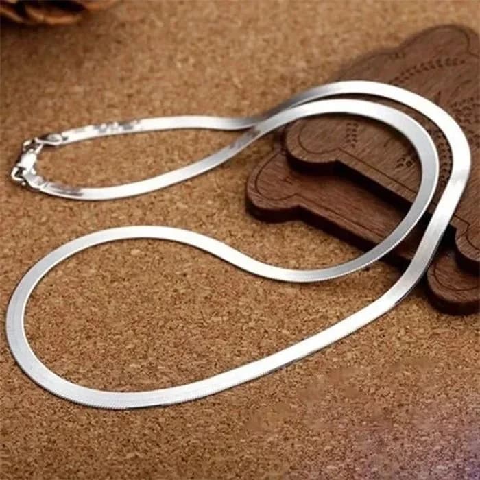 Collier chaîne serpent en argent sterling 925 et or pour femmes et hommes, ras du cou à chevrons, bi