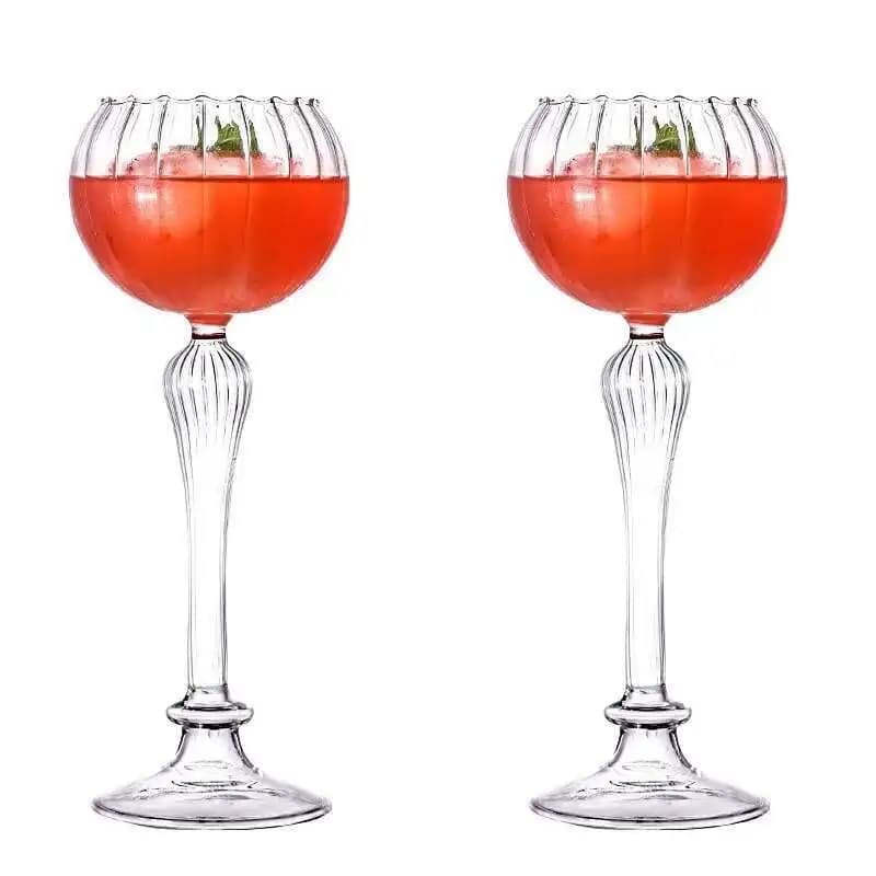 Verre à Cocktail Vintage pour Bar, colonne romaine ancienne, gobelet à boisson mixte, décor de Resta