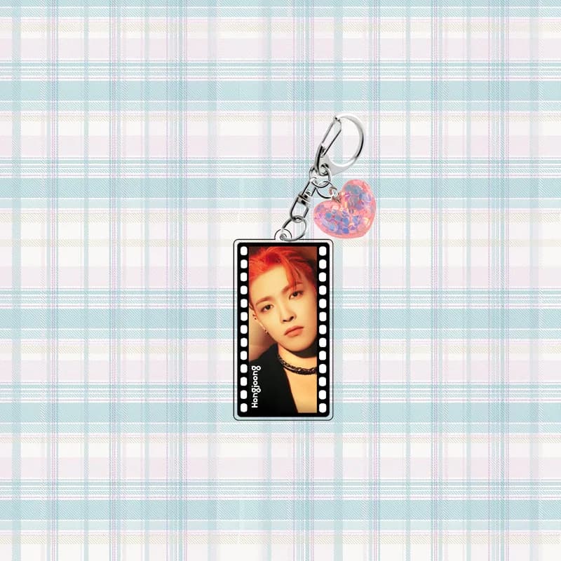 Album A-TEE-Z KPOP pour femmes et hommes, porte-clés en acrylique, porte-clés à la mode Kawaii Carto