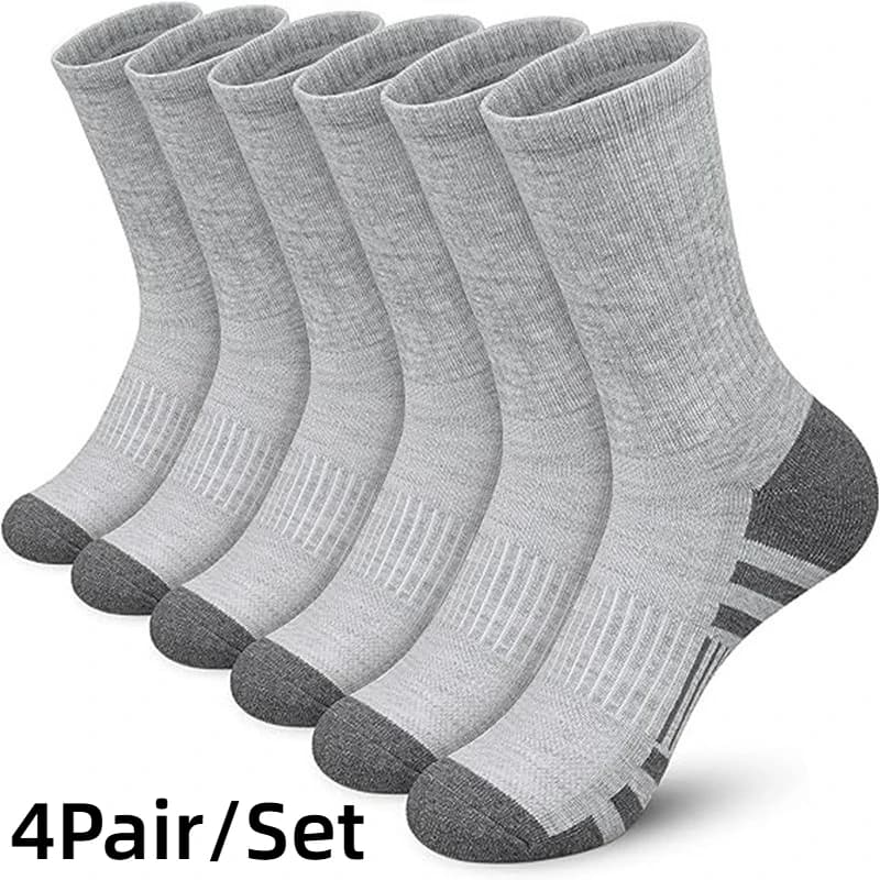 Chaussettes de randonnée respirantes anti-ampoules en maille pour hommes, avec coussinets, pour la r