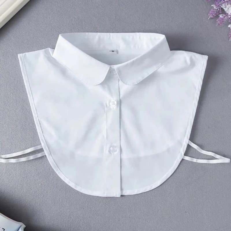 Faux col détachable pour femmes et filles, chemises Dickey, demi-chemisier, hauts Dickey, couleur un