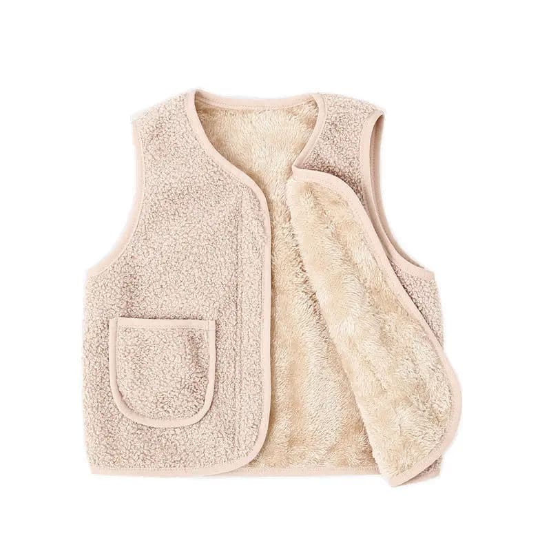Gilet Smile pour Bébé Fille et Garçon, Veste Douce et Chaude pour l'Automne et l'Hiver