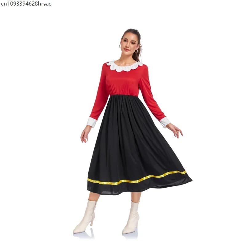 Costumes de jeu de rôle de marin de dessin animé, ensemble pour hommes avec chapeau, robe pour femme