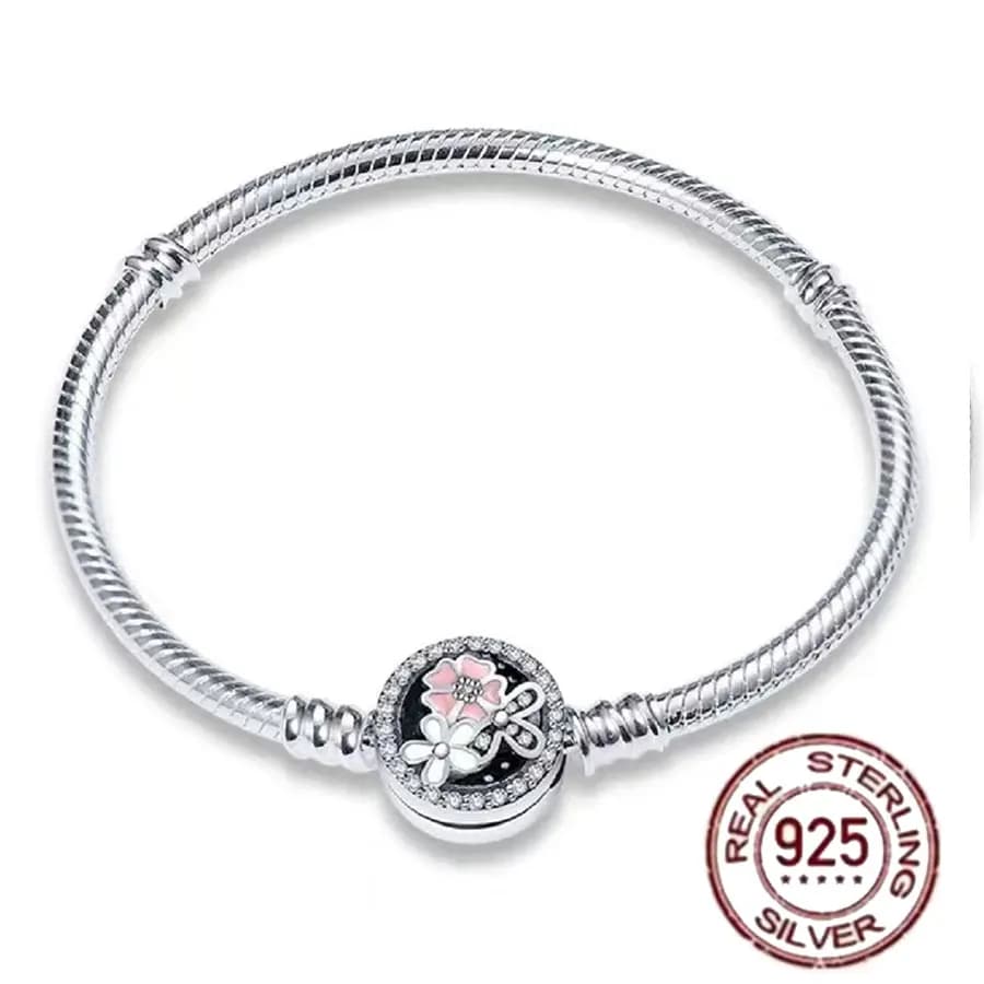 MINISO Bracelet en os de serpent en argent sterling S925, très vendu, adapté aux bracelets originaux