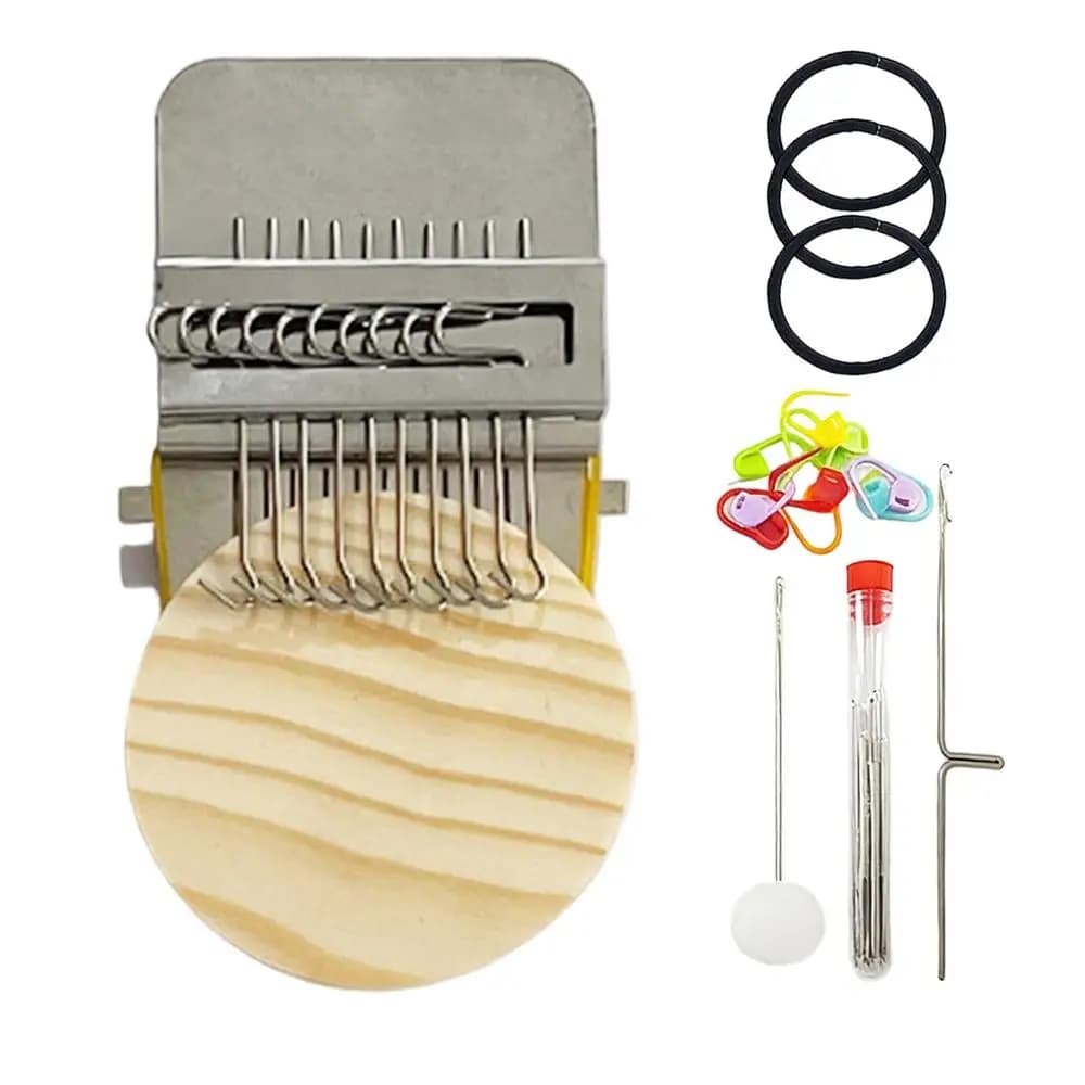 Kit de réparation de patchs tricotés, fournitures de métier à tisser avec crochet à aiguille pour pu