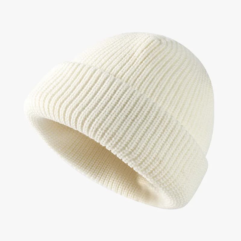 Bonnet tricoté pour femmes en saison d'automne et d'hiver, chapeau en peau de melon pour hommes, sty