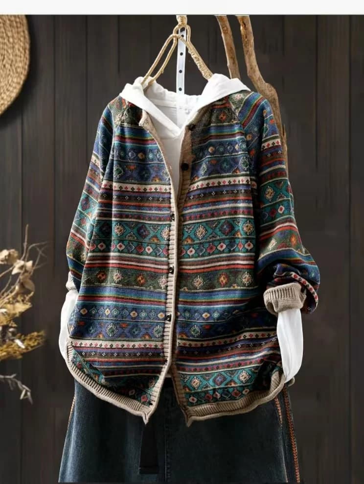 Pull tricoté pour femmes, nouvelle veste tricotée polyvalente, ample, Vintage, décontracté, haut à m