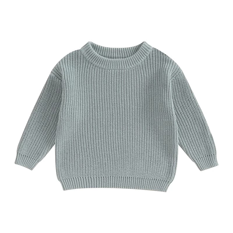 Automne bébé filles garçons chandails manteau enfants tricot pulls hauts bébé garçons filles couleur