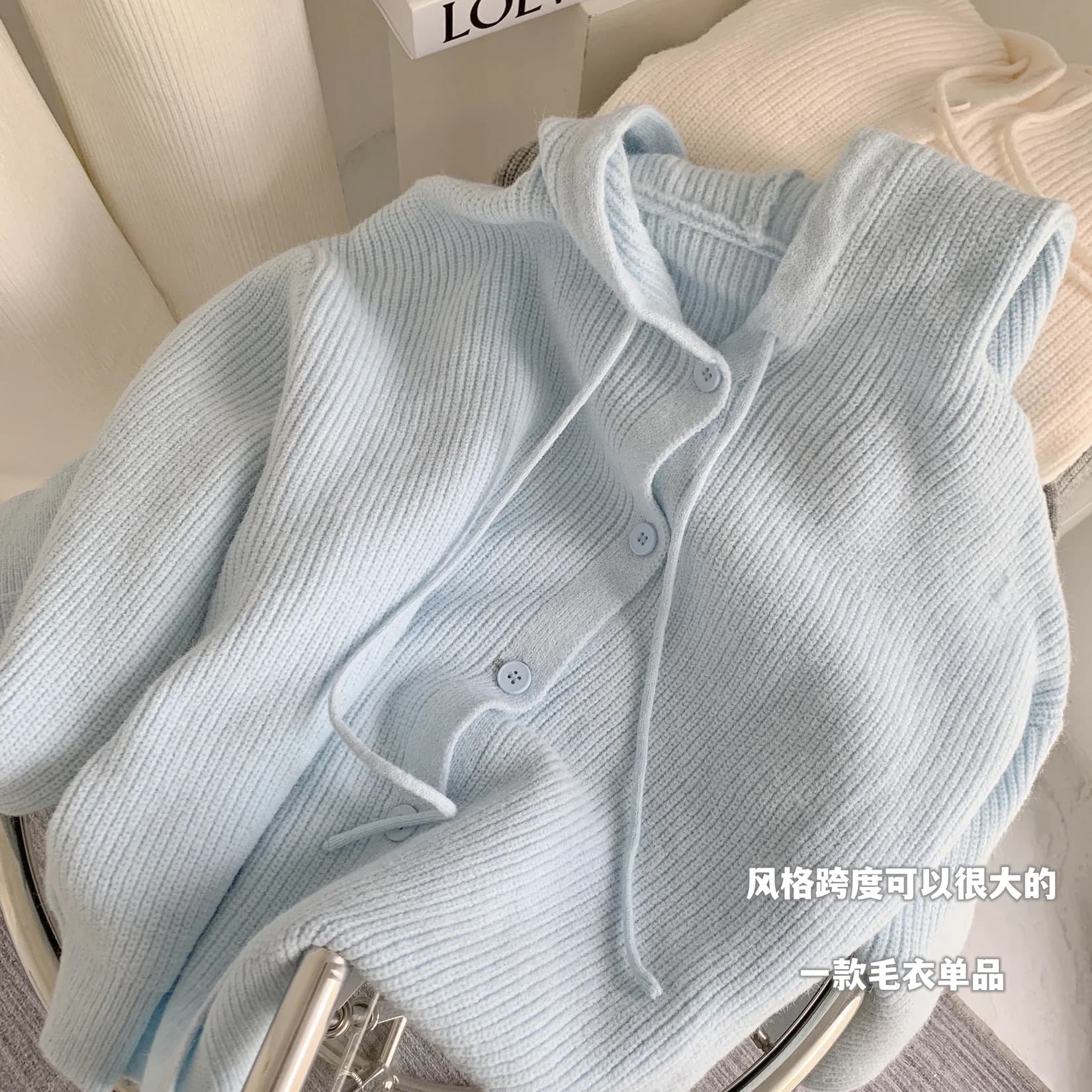 Nouveau Pull à capuche automne et hiver pour femmes avec pull doux et doux pour veste Cardigan d'aut