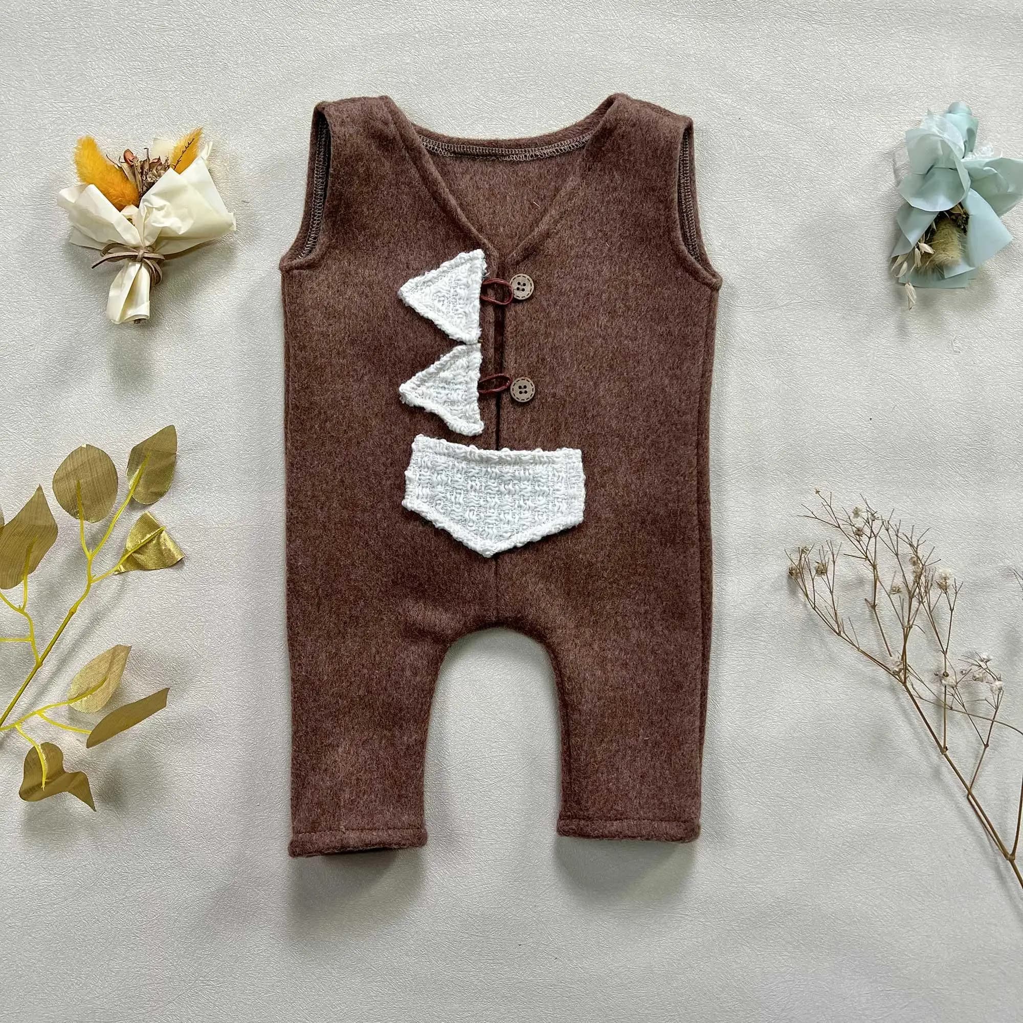 Don & Judy – combinaison pour nouveau-né, gilet en laine pour bébé garçon et fille, barboteuse d'aut
