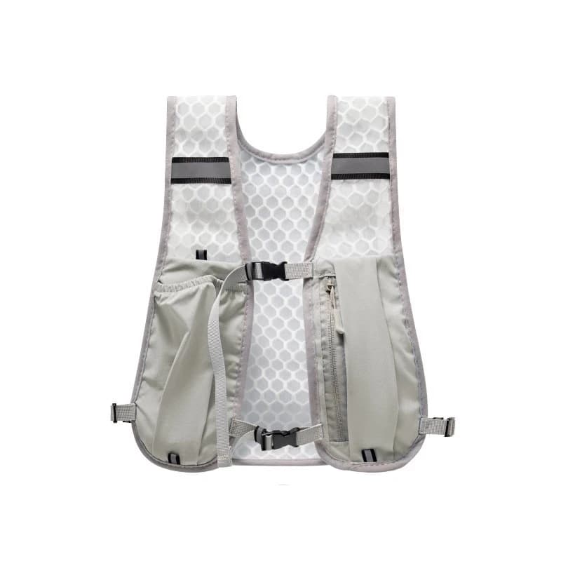 Nouveau Gilet de Course Léger avec Rangement pour Bouteille d'Eau, Gilet de Course Réfléchissant, Sa