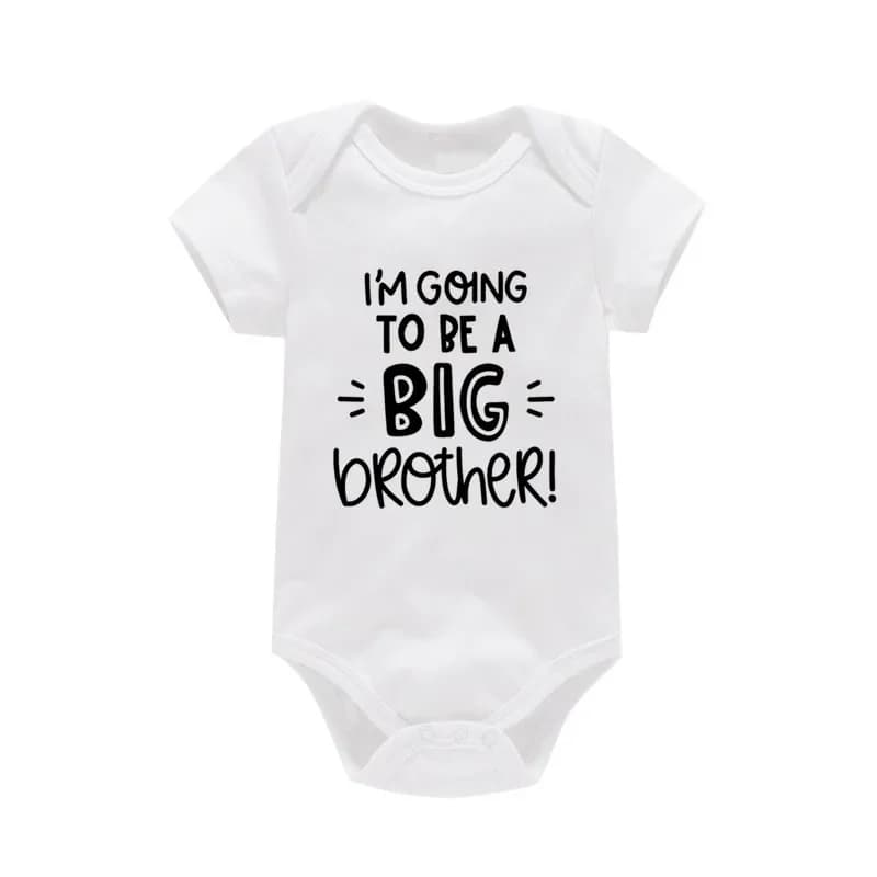 Combinaison pour bébé « Je vais être un grand frère » pour l'annonce de grossesse, vêtements pour no