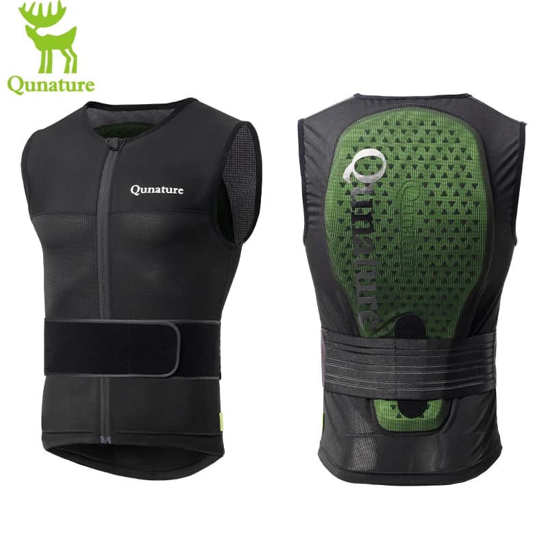 Qunature gilet de Ski adultes Sports de plein air gilet de Protection du dos élargi épaissi ESA Pad 