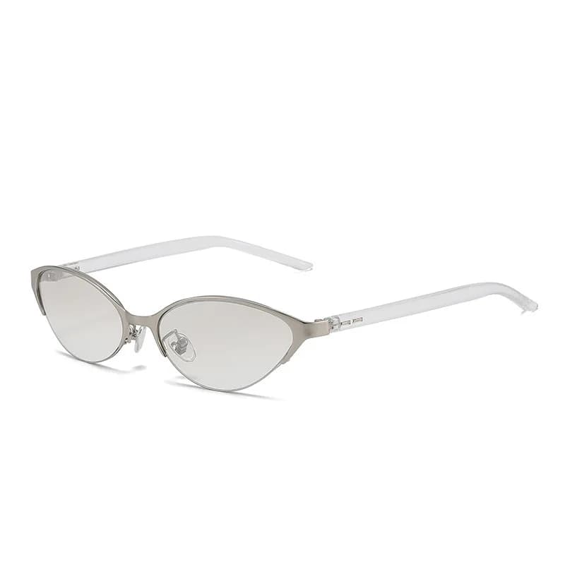 Lunettes de soleil œil de chat ovales 2026 pour femme, style INS, protection solaire, anti-poussière