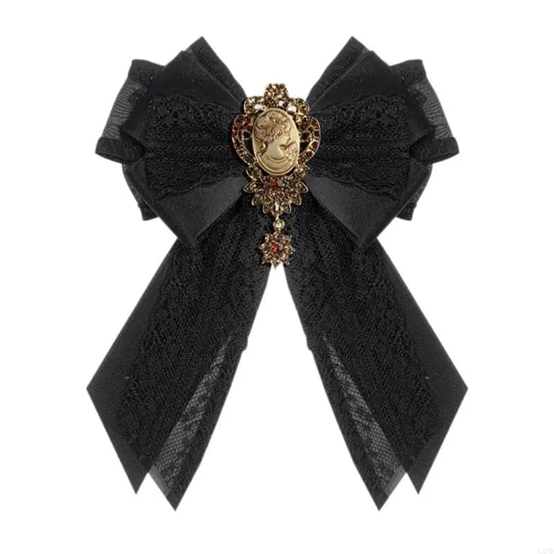 Jabot – collier nœud papillon pour femmes filles, pour les particuliers à mode, col chemise, nœud pa
