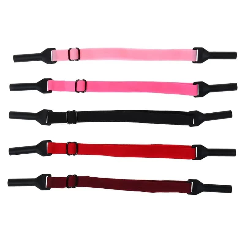 Chaîne de lunettes réglable en taille, cordon élastique pour lunettes, sangle de sport antidérapante