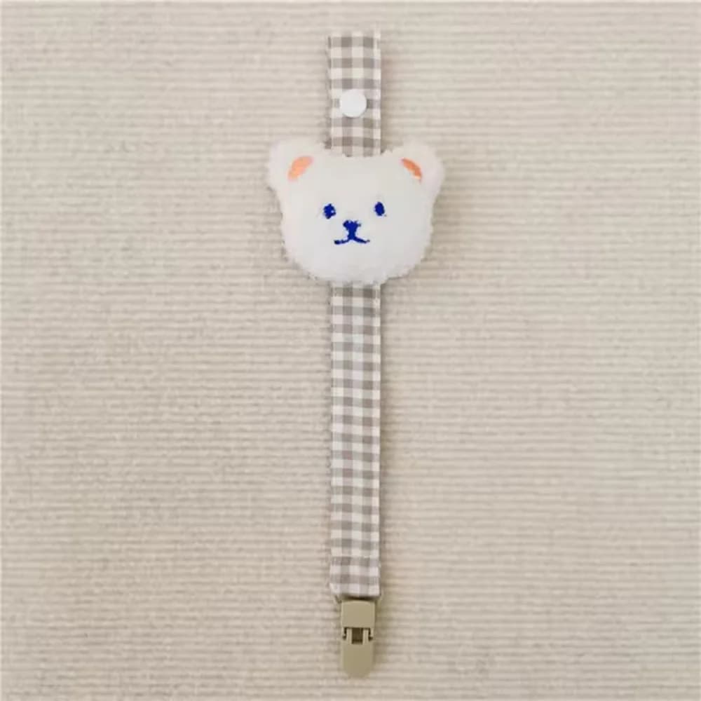 1 pièces mignon ours bébé attache-sucette chaîne porte-factice sucette Clips sangle porte-mamelon in