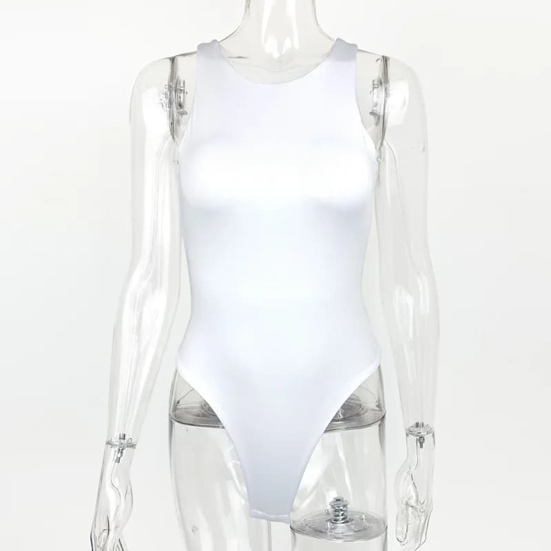 Body sans manches pour femmes, col rond, haut pour femmes, kaki, noir, nouvelle collection automne-h