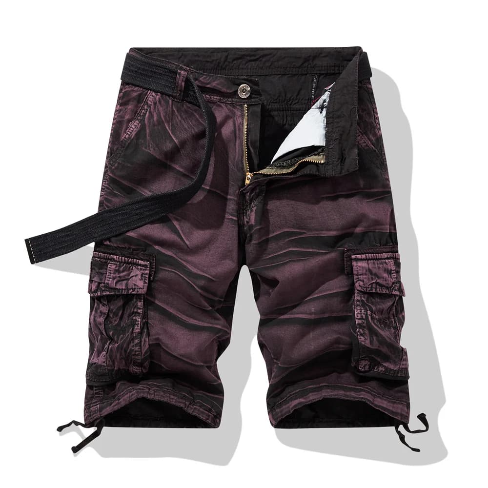 Pantalon de travail camouflage pour homme, coupe ample 5-quarts, tendance, grande taille, multi-poch